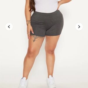 Fashion Nova Charcoal Bike Shorts